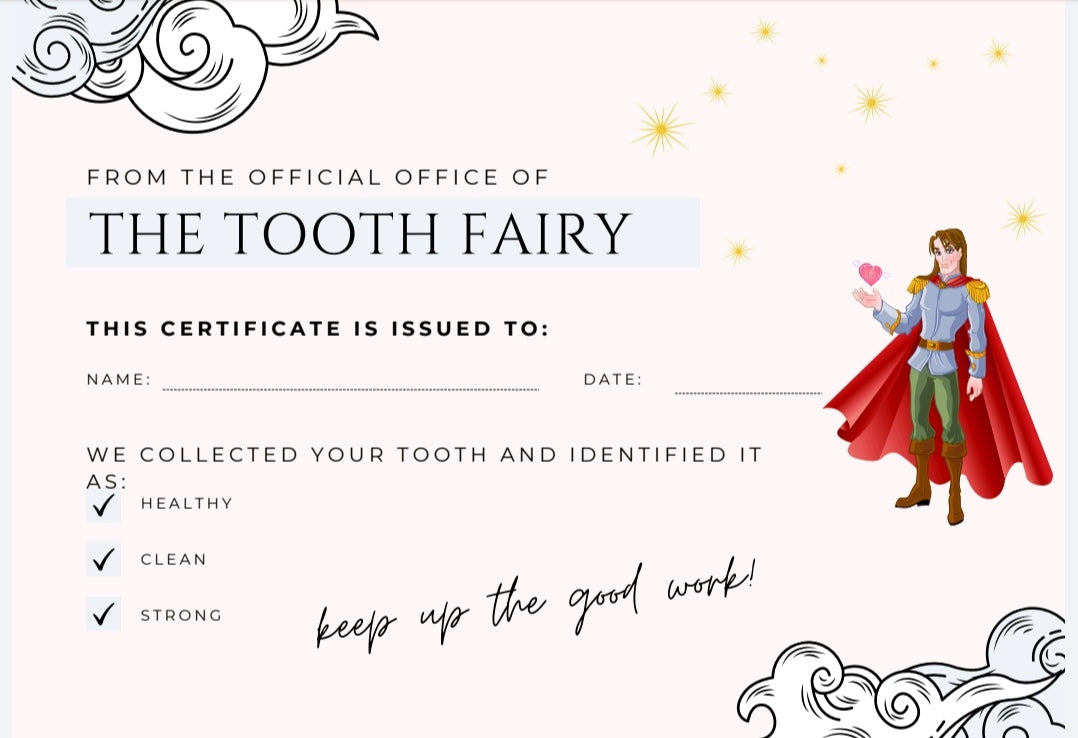 Empower Tooth Fairy Certificate