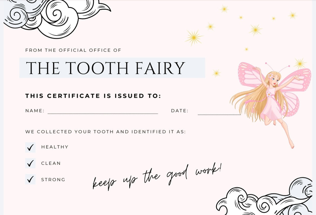 Empower Tooth Fairy Certificate