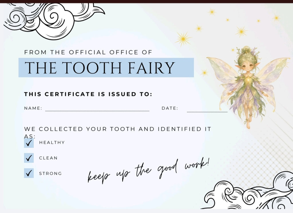 Empower Tooth Fairy Certificate