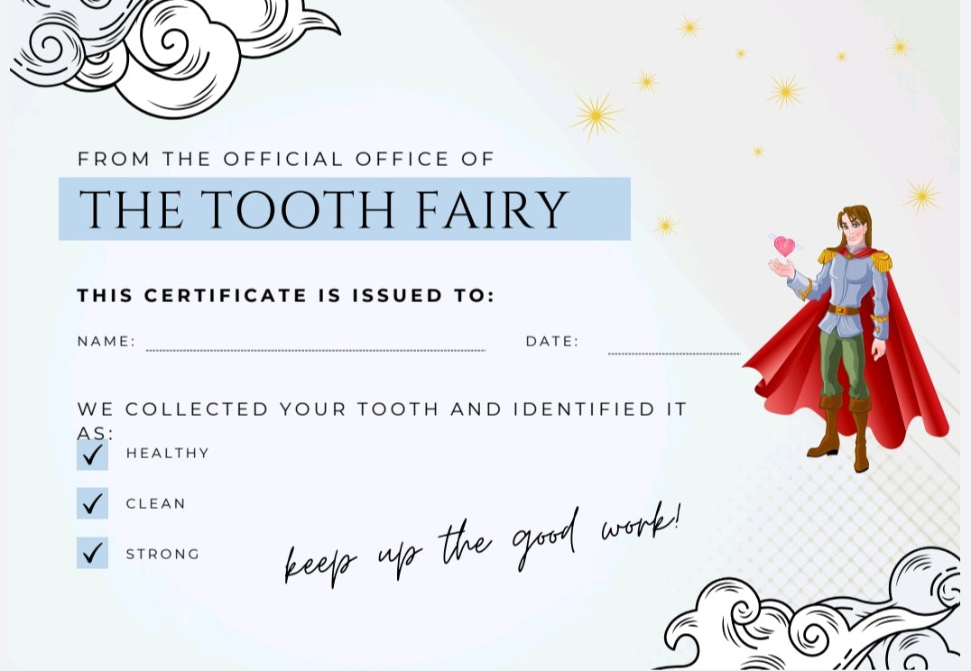 Empower Tooth Fairy Certificate